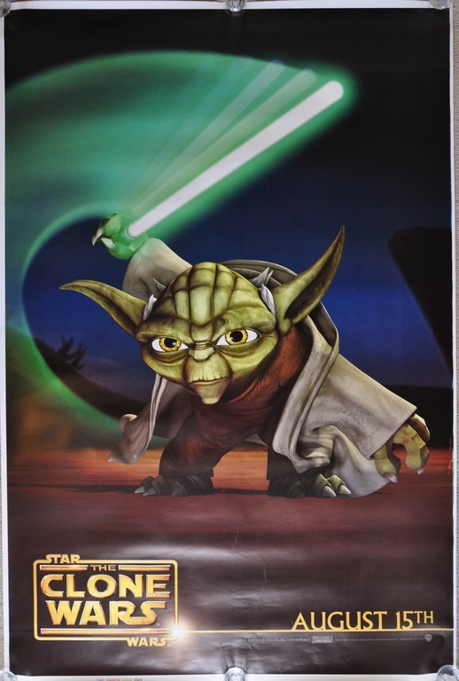 Star Wars The Clone Wars Bus Stop Poster
