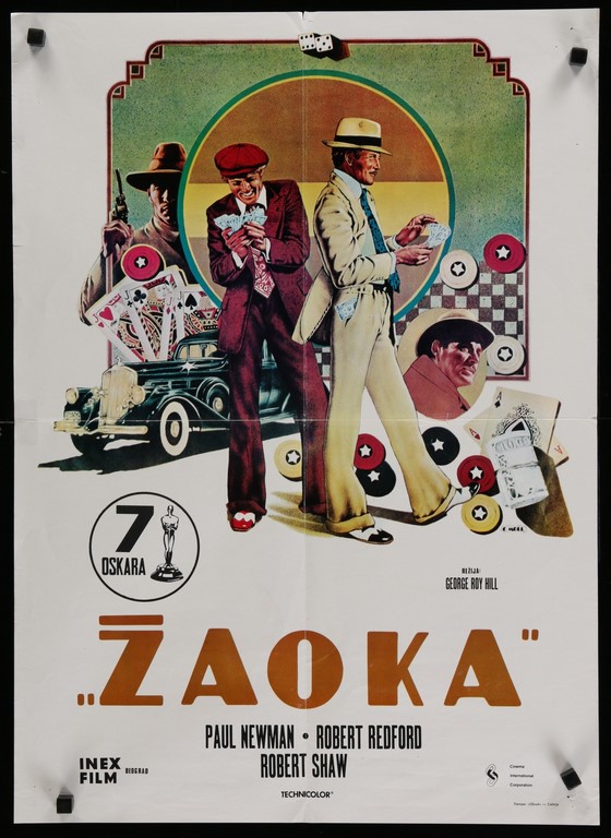 The Sting Yugoslavian Poster Poster