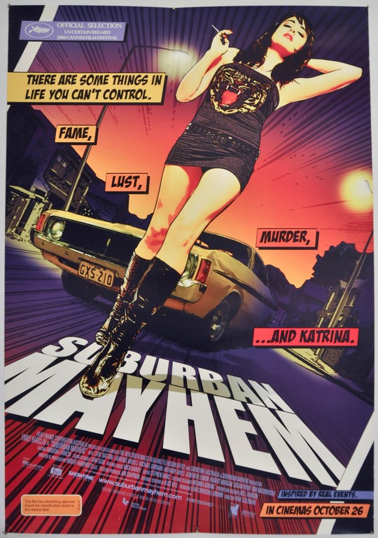 Suburban Mayhem Australian One Sheet Poster