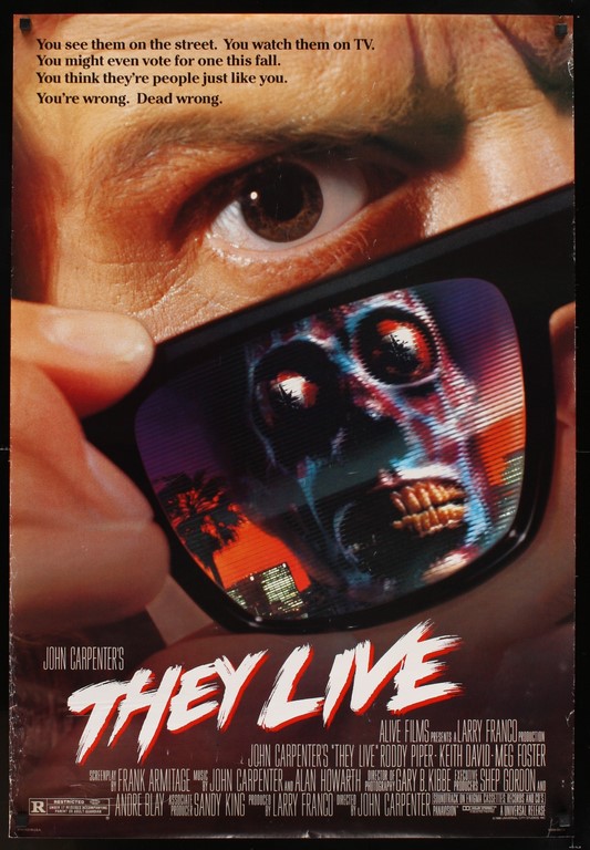 They Live US One Sheet Poster