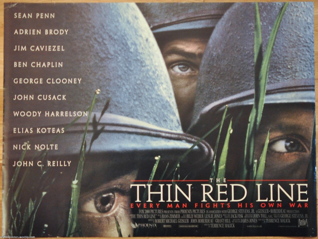 The Thin Red Line UK Quad Poster