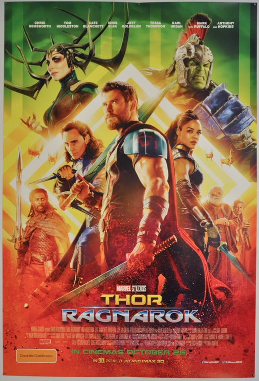 Thor Ragnarok Australian One Sheet Poster