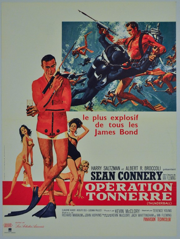Thunderball French Medium Poster