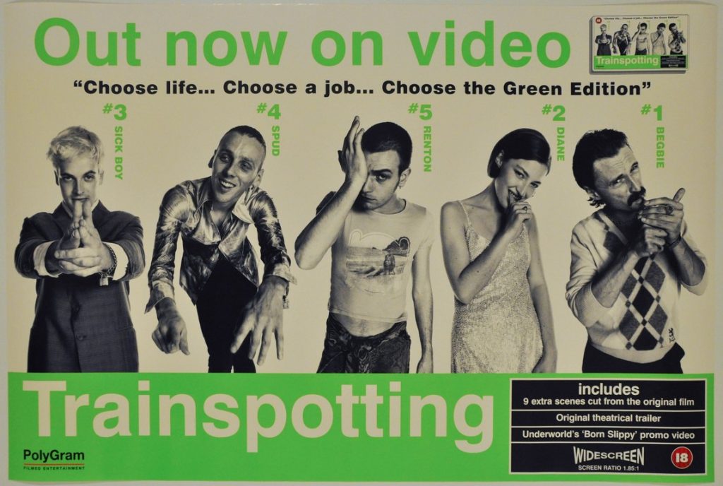 Trainspotting Video Poster Poster