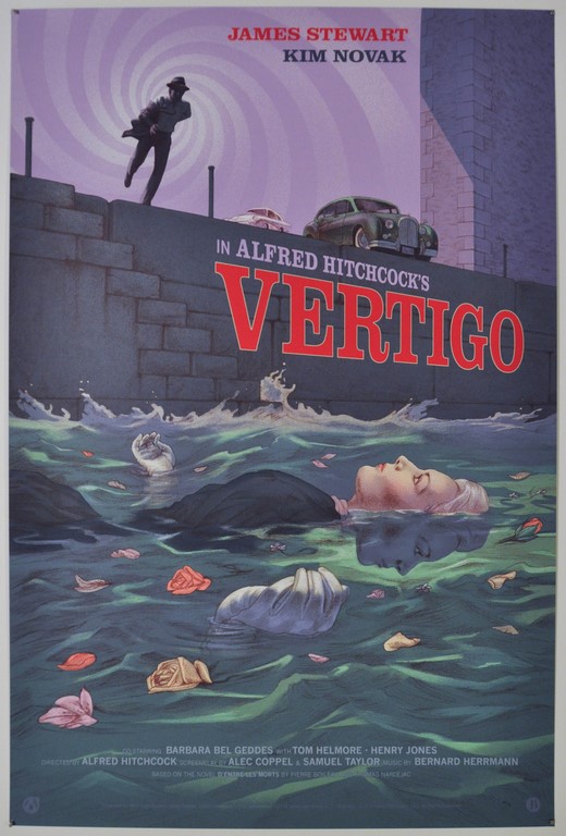 Vertigo Screen Print Poster Jonathan Burton