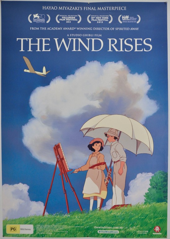 The Wind Rises Australian One Sheet Poster