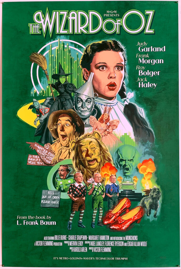 The Wizard of Oz Screen Print Poster Paul Mann