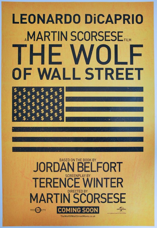 The Wolf of Wall Street UK One Sheet Poster